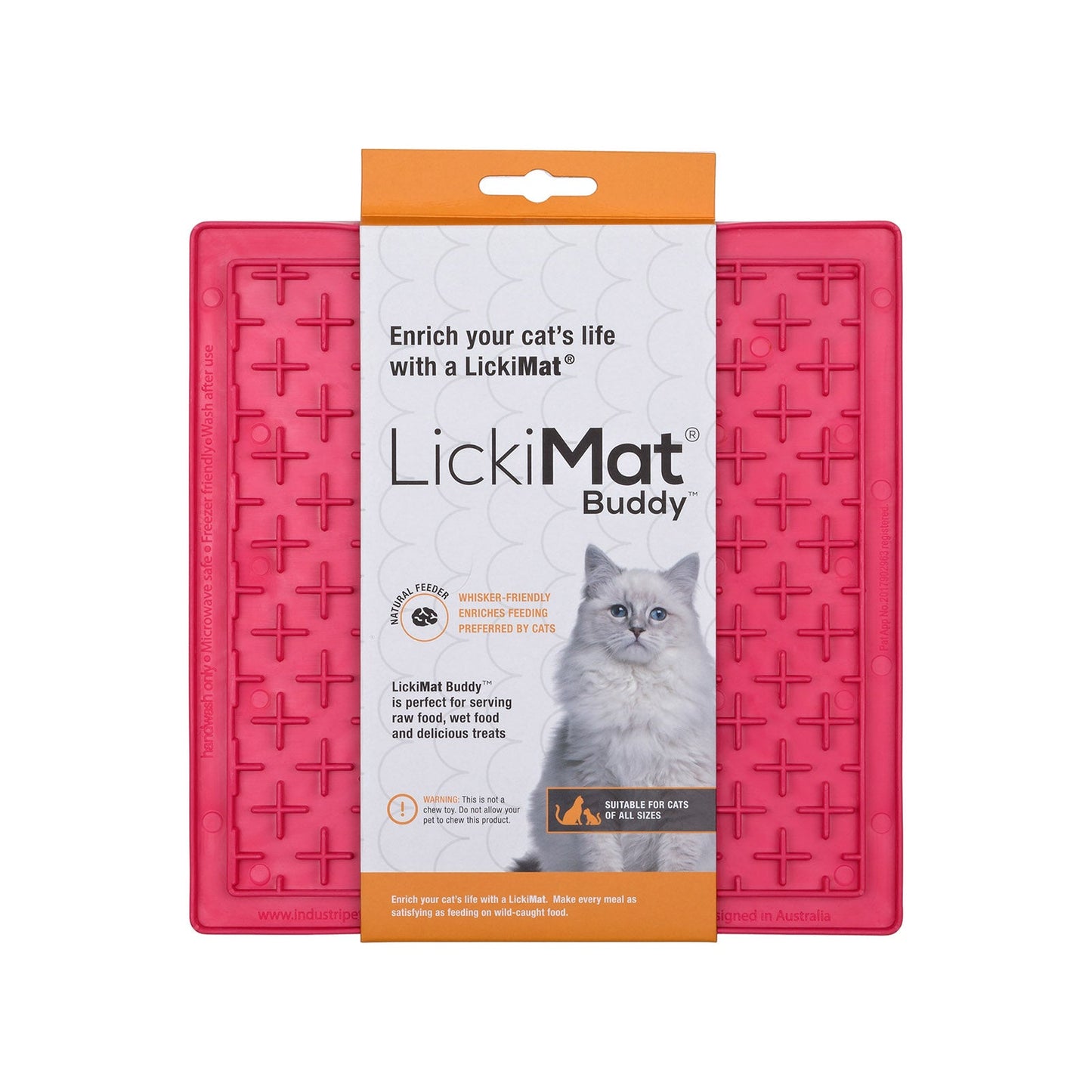 LICKIMAT (CAT): Buddy (for Cats) (Pink)