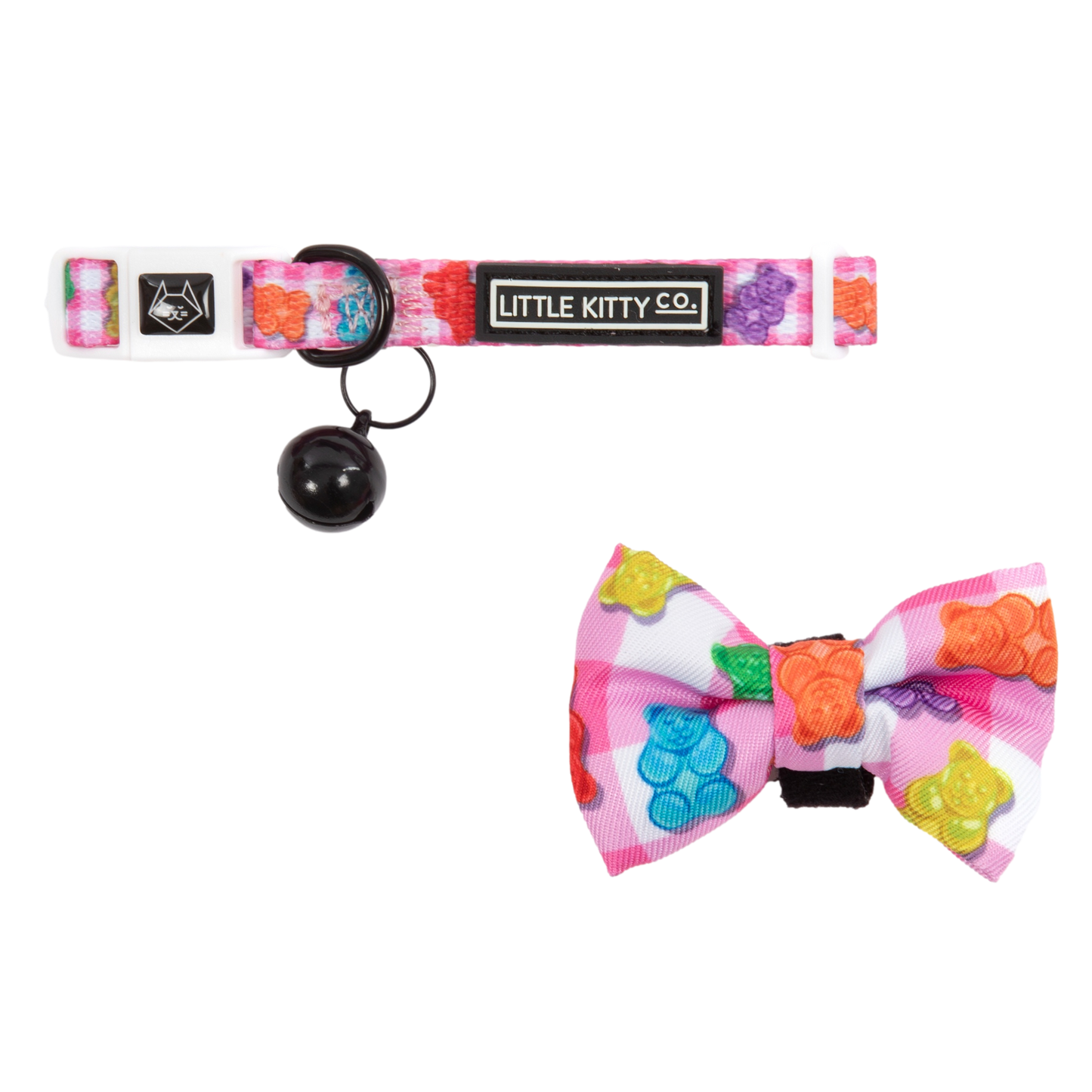 CAT COLLAR & BOW TIE: Beary Sweet (NEW!)