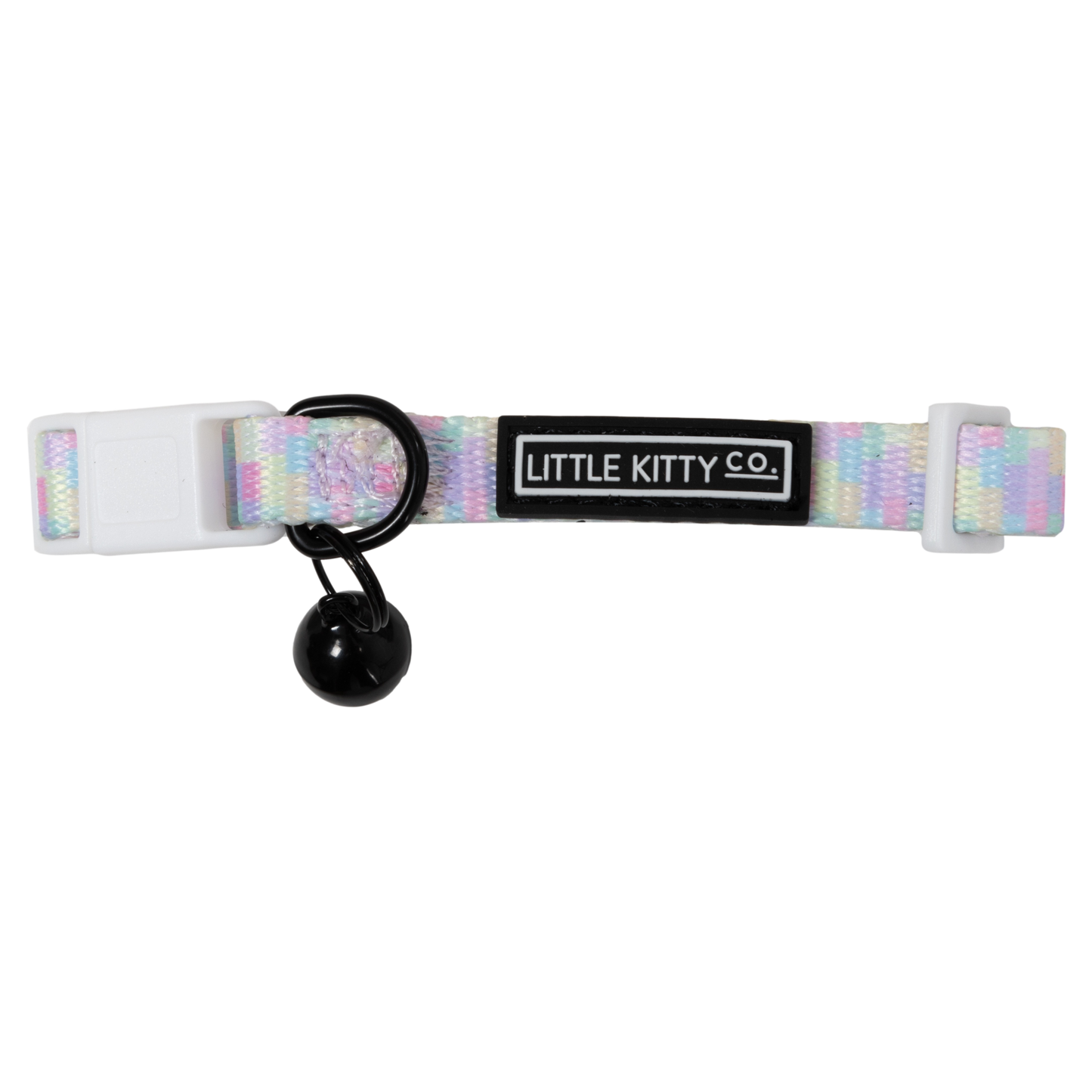 Cat Collar and Bow Tie Gelato Pastel Block Colour Print