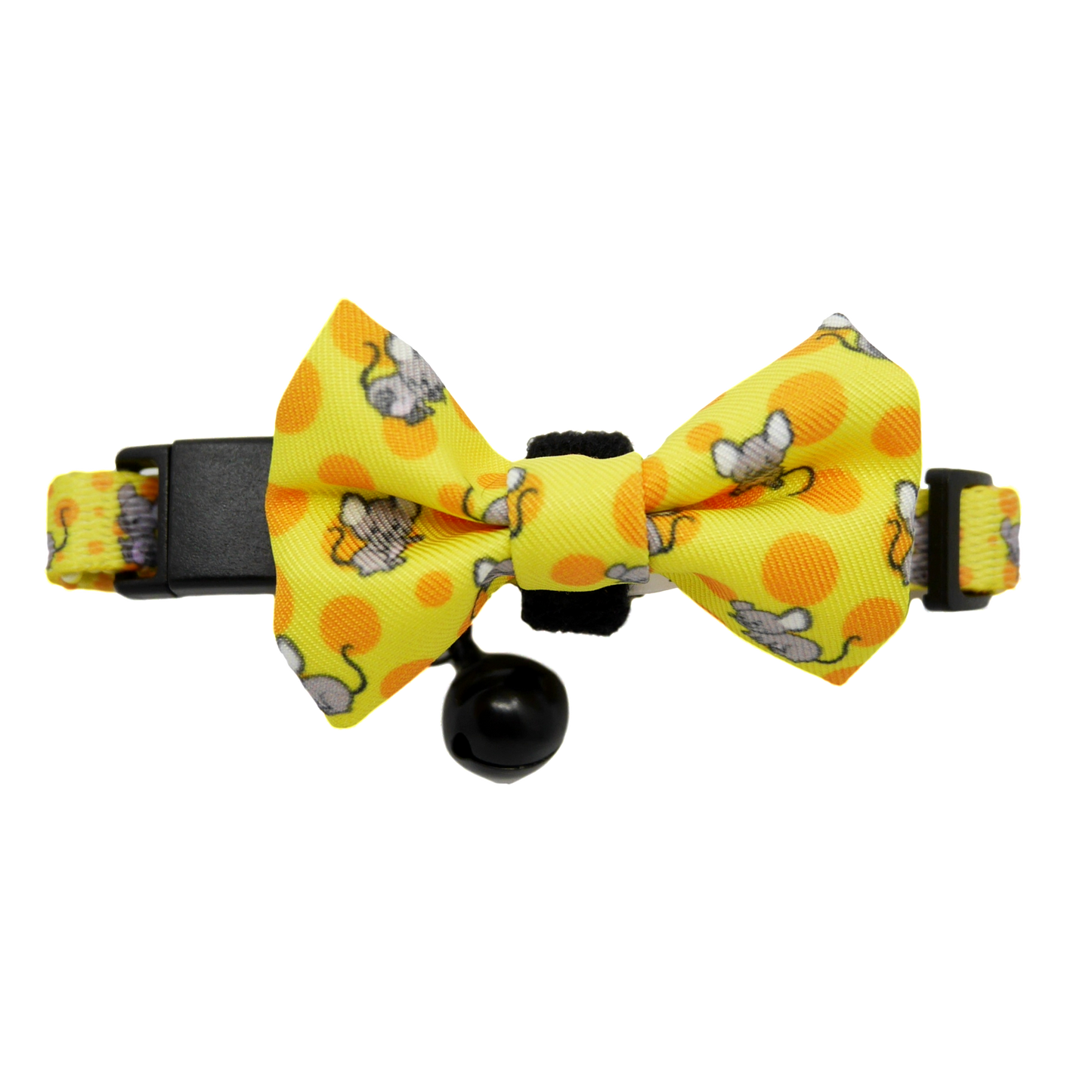 Cat Collar and Bow Tie Cheesin' Around Cat and Mice