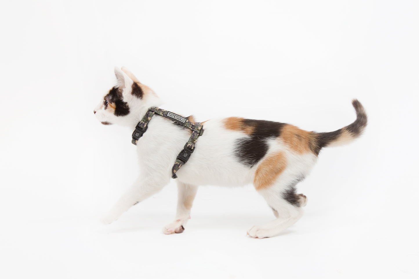 Little Kitty Co. Cat Strap Harness Catouflage Camouflage