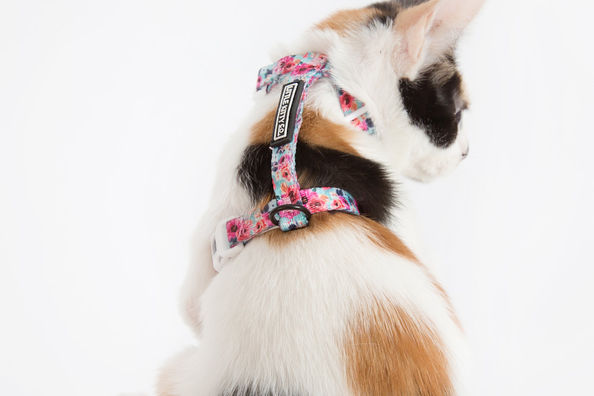 Little Kitty Co. Cat Strap Harness That Floral Feeling