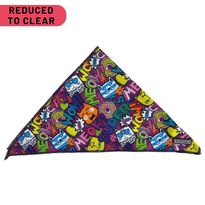 CAT BANDANA: Graffiti {FINAL SALE}