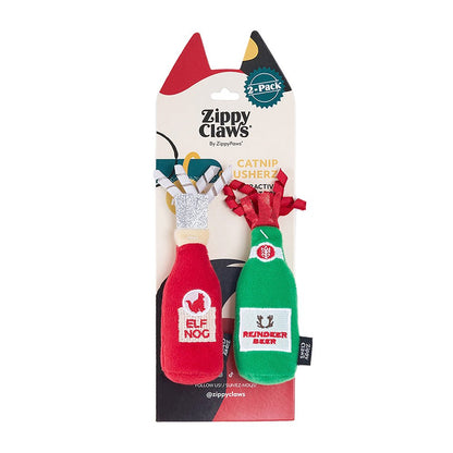 ZIPPY CLAWS: Holiday Catnip Crusher 2pk (NEW)