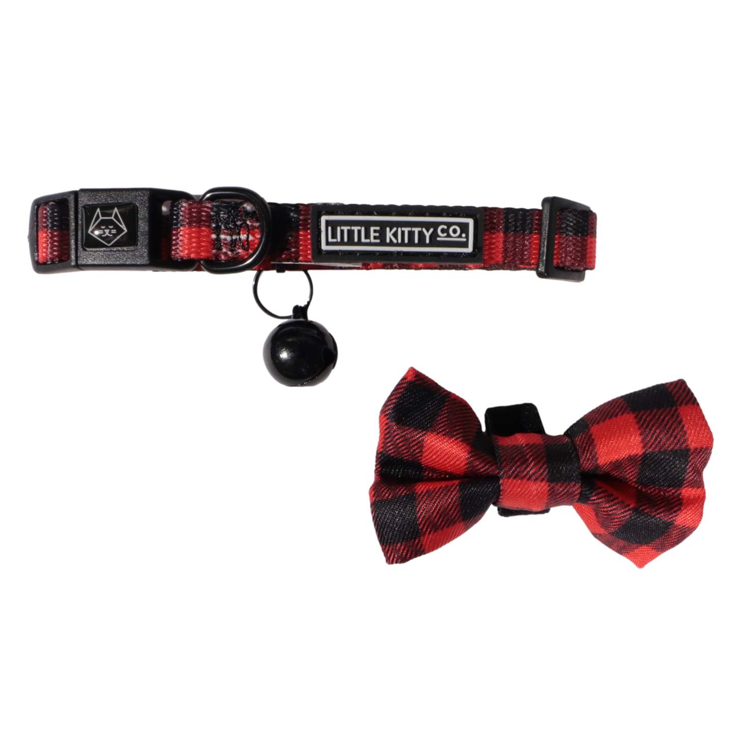 CAT COLLAR & BOW TIE: Plaid to the Bone (NEW!)