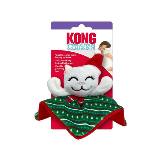 KONG (CAT): Christmas Holiday Crackles Santa Kitty Cat (NEW)