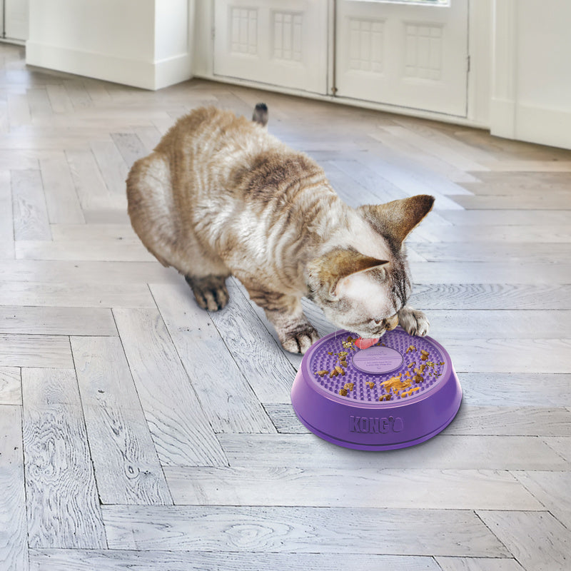 KONG (CAT): Licks Spinz Spinning Food Bowl (NEW)