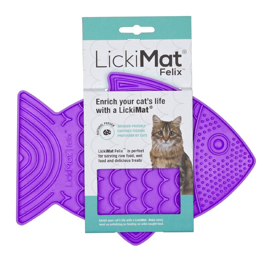 LICKIMAT (CAT): Felix (for Cats) (Purple)