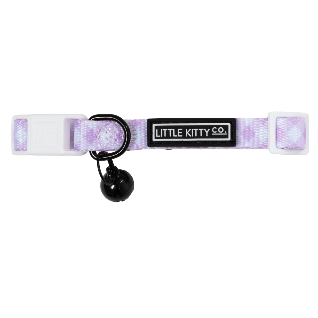 Cat Collar And Bow Tie Berry Purple Gingham cat-collar-and-bow-tie-berry-purple-gingham