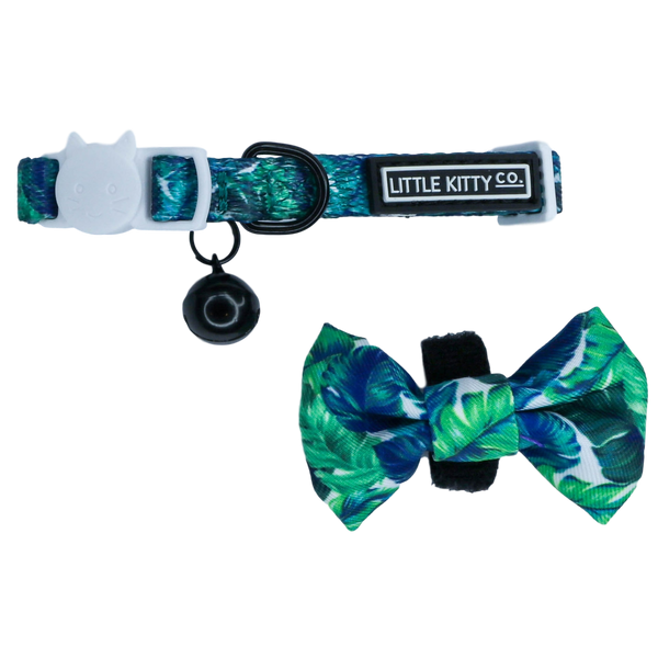 Cat Collar and Bow Tie Vacay Palms